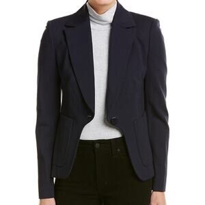 Diane Von Furstenberg Alexander Navy Flynn Navy Blazer